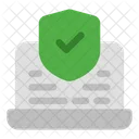 Portatil Protegido Antivirus Icon