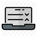 Portatil Negocios Diseno De Interfaz De Usuario Icon