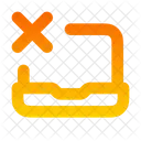 Laptop Xmark Alt X Mark Religion Icono