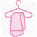Cintre Serviette Duotone Line Icon Icon