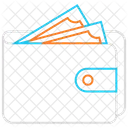 Portefeuille Argent Finances Icône