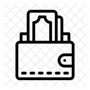 Portefeuille Argent Personnel Icône