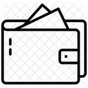 Portefeuille Sac Dargent Livre De Poche Icône