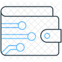 Portefeuille cryptographique  Icône