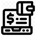 Portefeuille électronique  Icône