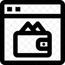 Portefeuille électronique  Icône