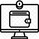 Portefeuille électronique  Icône