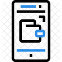 En Ligne Portefeuille Paiement Icône