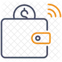 Portefeuille Numerique Argent Paiement Icône