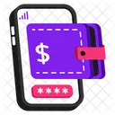 Transaction Technologie Mobile Icône