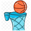 Portería de baloncesto  Icono