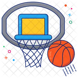 Portería de baloncesto  Icono