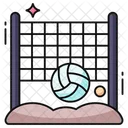 Portería de voleibol  Icono