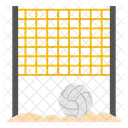 Porteria De Voleibol Red De Voleibol Juego De Voleibol Icono