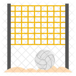 Portería de voleibol  Icono