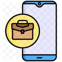 Portfolio Job Promotion Mobile Phone Icon