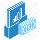 투자 자산 펀드 아이콘