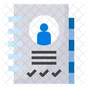 Portfolio Resume Profile Icon