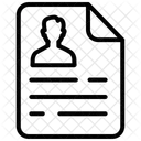 포트폴리오 문서 지원서 아이콘