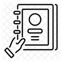 Classeur de portfolio  Icône