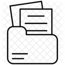 Dossier de portfolio  Icône