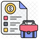 Manager Business Document Icon