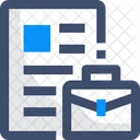 Portfolio Resume Cv Icon