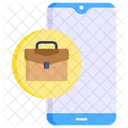 Portfolio Job Promotion Mobile Phone Icon