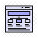 Portfolio wireframe  Icon