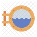 Porthole Navigation Sailing Icon