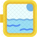 Porthole Window Boat Icon