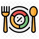 Portion Meal Eating Icon