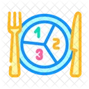 Portion Control Obesity Icon