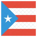 Porto Rico National Icône