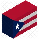 Bandeira Pais Porto Rico Ícone