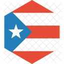 Porto Rico Bandeira Ícone