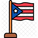 Porto Rico Bandeira Bandeiras Ícone