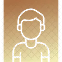 Portrait Asian Avatar Icon