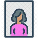 Portrait Photo  Icon