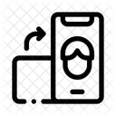 Portrat Modus Benutzer Symbol