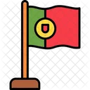 Portugal Flag Rectangular Icon