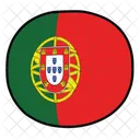 Portugal Portugal Flag National Flag Of Portugal Icon