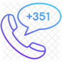Portugal Country Code Icon