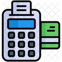 Pos Cash Till Invoice Machine Icon