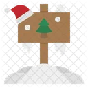 Sinal de postagem de natal  Icon