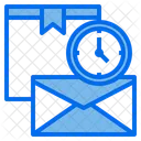 Correio Relogio Caixa Icon