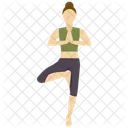 Yoga Pose Pose De Yoga Icon