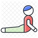 Pose de alongamento  Ícone
