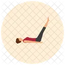 Bateau Yoga Pose Icon