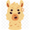 Llama Animal Expresion Icono